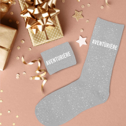 CHAUSSETTE - A paillettes...