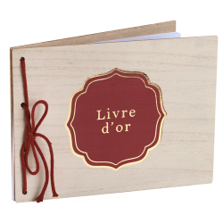 LIVRE D'OR - Bois avec...