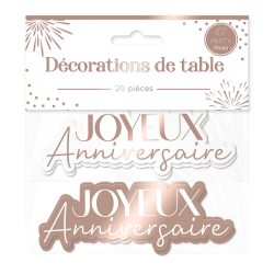 CONFETTIS DE TABLE - Joyeux...
