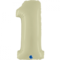 Ballon Chiffre 1 Vert olive...