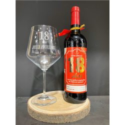 VERRE A VIN - 18 ans (24cm...