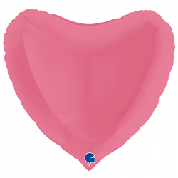 Ballon Coeur rose bubble...