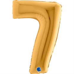 Ballon Chiffre 7 or 1m...