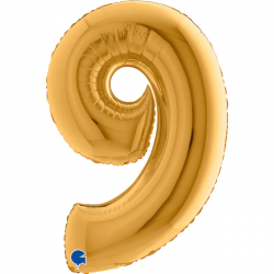Ballon Chiffre 9 or 1m...