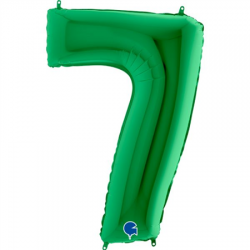 Ballon Chiffre 7 Vert 1m...