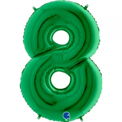Ballon Chiffre 8 Vert 1m...