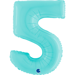 Ballon Chiffre 5 bleu...