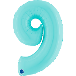 Ballon Chiffre 9 bleu...