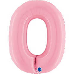 Ballon Chiffre 0 rose...