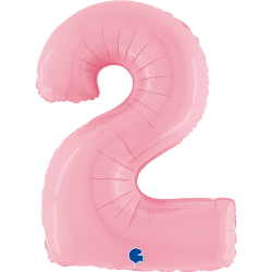 Ballon Chiffre 2 rose...
