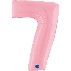 Ballon Chiffre 7 rose...