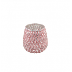BOUGEOIR - Art déco rose et...