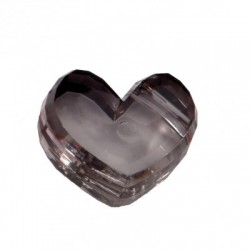 DECOR DE TABLE - Coeur gris...
