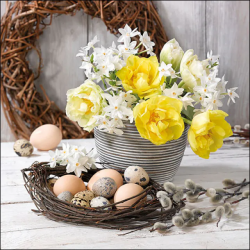 SERVIETTE - Bouquet de...