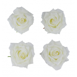 ROSE - Ivoire x 4 (en tissu...