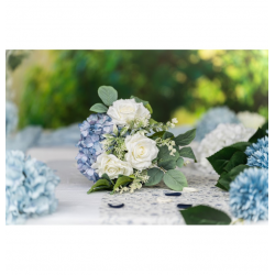 BOUQUET - Roses blanche,...