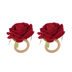 ROND DE SERVIETTE - Rose...