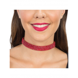COLLIER - Ras de cou rouge...