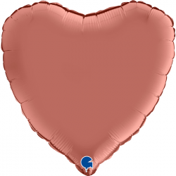 Ballon Coeur rose gold...