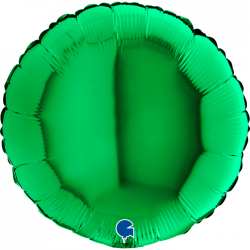 Ballon Rond vert brillant...
