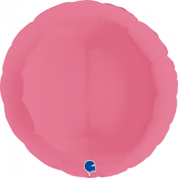 Ballon Rond rose bubble gum...