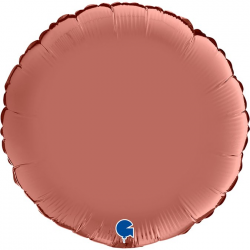 Ballon Rond rose gold satin...