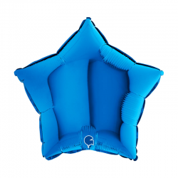 Ballon Etoile bleu brillant...