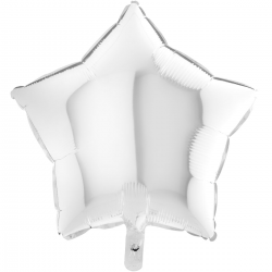 Ballon Etoile blanc pastel...