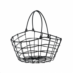 PANIER - Fer noir avec anse...