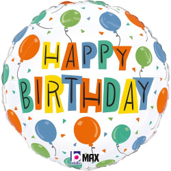 Ballon Happy Birthday 46cm...