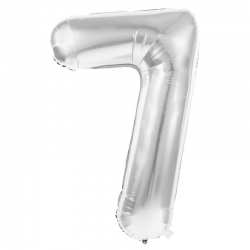 Ballon Chiffre 7 Argent...