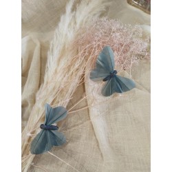 PAPILLON - Gris x 6 (sur...