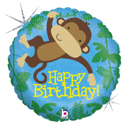 Ballon Singe Happy birthday...