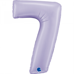 Ballon Chiffre 7 parme 1m...