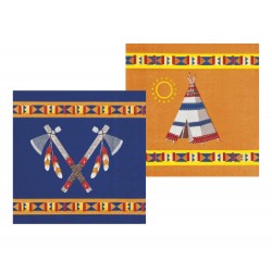 SERVIETTE - Indien x 12...