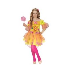 CLOWN - Robe néon 5/7 ans...
