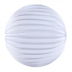 LAMPION ROND/BOULE -  Blanc...