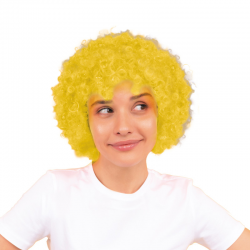 PERRUQUE - Pop/clown jaune