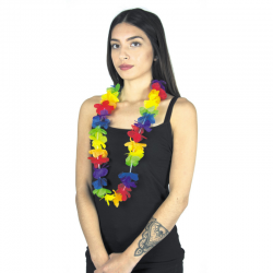COLLIER HAWAI/A FLEURS -...