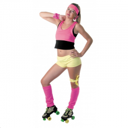 SHORT - Jaune fluo TU (en...