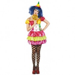 CLOWN - Robe, chapeau TU