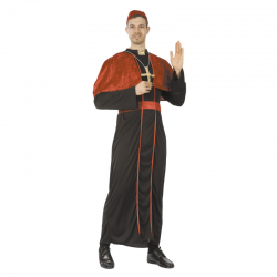 CARDINAL - Robe avec cape...
