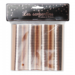 COTILLON - Serpentin rose...