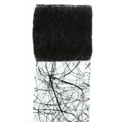 RUBAN - Noir (en abaca 7cm...