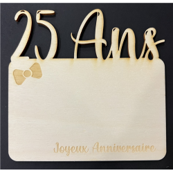 Carte bois - 15/15cm - 25...
