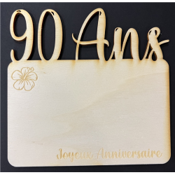 Carte bois - 15/15cm - 90...