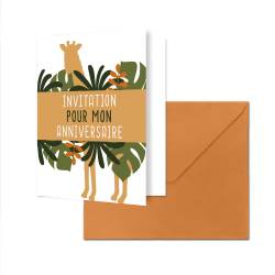 INVITATION - Jungle party x...