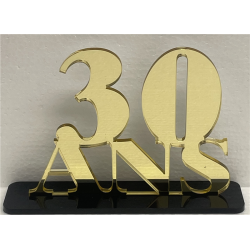 CENTRE DE TABLE - 30 ans or...