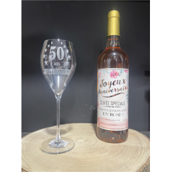 FLUTE - 50 ans (22cm 28cl)