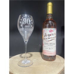 FLUTE - 90 ans (22cm 28cl)